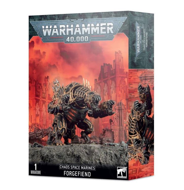 Warhammer 40.000 Chaos Space Marines Forgefiend (Warhammer, Hobby & Loisirs créatifs, Wargaming, Enlèvement ou Envoi