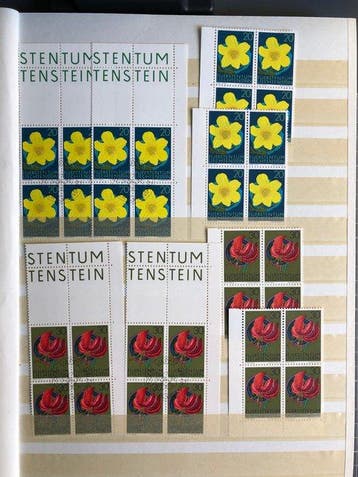 Liechtenstein 1972/1984 - Collection denviron 800 blocs de, Postzegels en Munten, Gestempeld