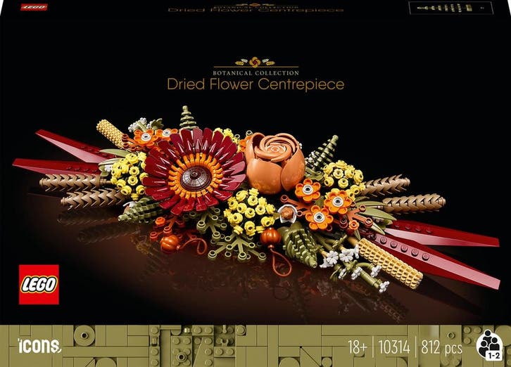 LEGO Icons Gedroogde Bloemen Bloemstuk - Botanical Collectio, Verzamelen, Overige Verzamelen, Verzenden