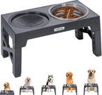 Voerbak Hond - Drinkbak Hond - 7,5-31 cm Hoog - Grijs - Nobl, Dieren en Toebehoren, Verzenden, Nieuw