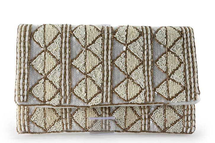 Bulaggi Clutch Beige, Handtassen en Accessoires, Tassen | Damestassen, Beige, Zo goed als nieuw, Verzenden
