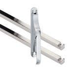 Pomp-espagnolet Elegant glans chroom inclusief 2 stangen, Doe-het-zelf en Bouw, Deuren en Vliegenramen, Nieuw