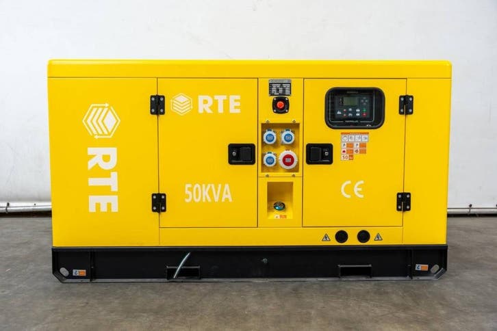Veiling: Generator RTE 6739 Diesel 50kVA 2026 Nieuw, Auto-onderdelen, Accu's en Toebehoren, Ophalen