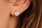 Oorbellen - 14 karaat Witgoud - 2.02ct. tw. Diamant, Handtassen en Accessoires, Nieuw