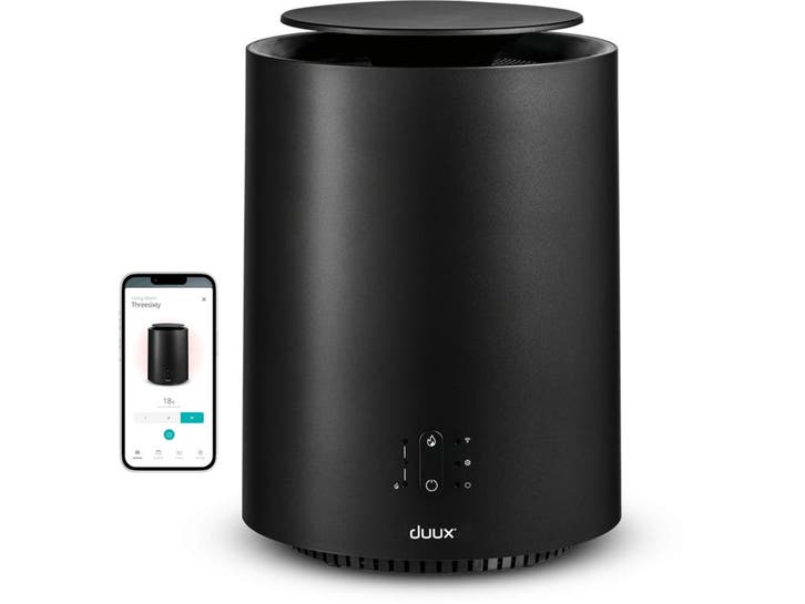 Duux Threesixty 2 - Elektrische Kachel - 1800W - Zwart, Doe-het-zelf en Bouw, Verwarming en Radiatoren, Zo goed als nieuw, Verzenden