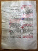 Spanish Scriptorium of the Middle Ages - Big illuminated
