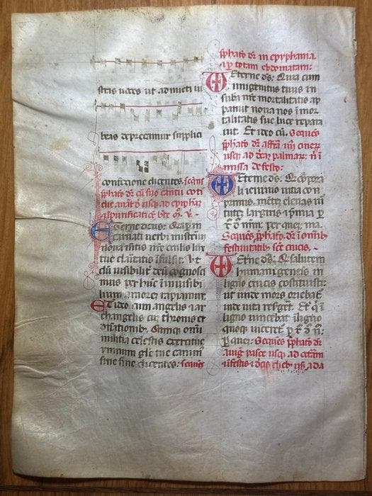 Spanish Scriptorium of the Middle Ages - Big illuminated, Verzamelen, Film en Tv