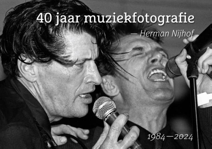 40 Jaar Muziekfotografie | Herman Nijhof | Nieuw, Boeken, Overige Boeken, Nieuw, Verzenden