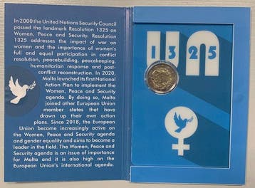 Malta. 2 Euro 2022 ONU (Zonder minimumprijs), Postzegels en Munten