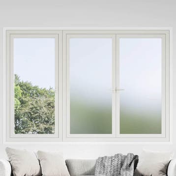 vidaXL Raamfolies mat PVC grijs, Verzenden, Nieuw