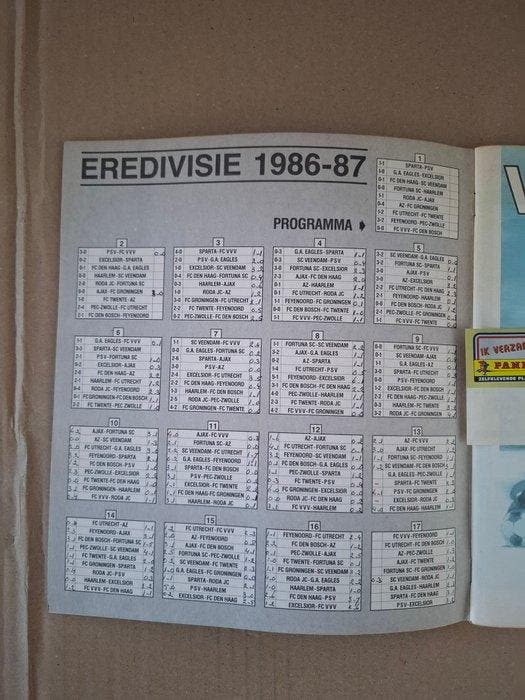 1987 Panini Voetbal 87 Marco van Basten, John Bosman, Hans, Verzamelen, Stickers