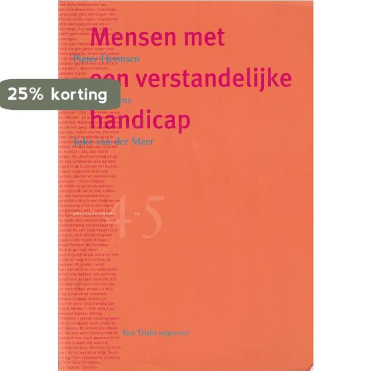 Mensen met een verstandelijke handicap 9789073460584, Livres, Science, Envoi