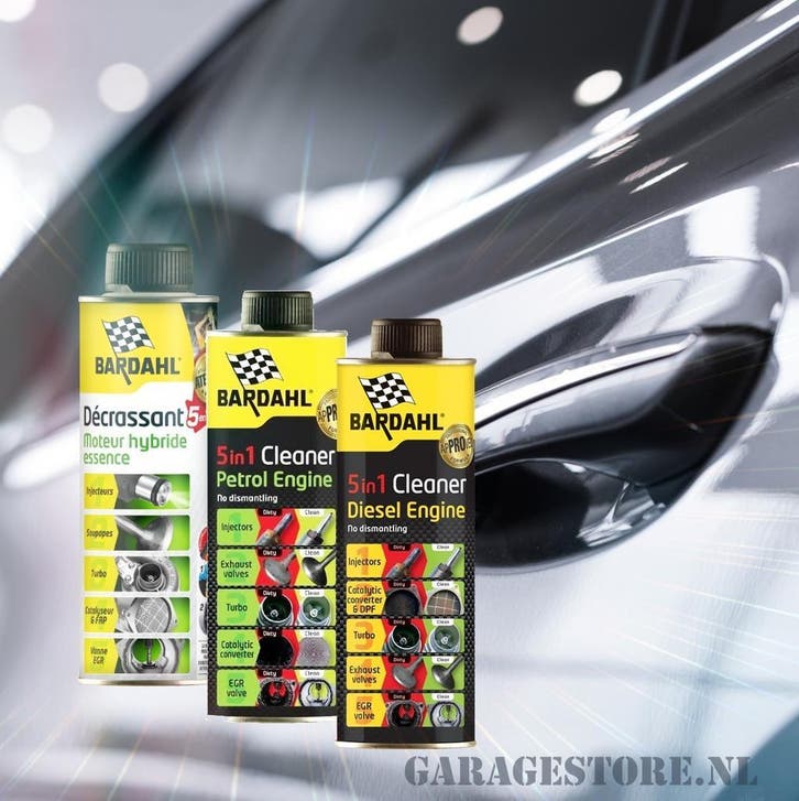 Bardahl 5 in 1 diesel of benzine motorreiniger., Autos : Divers, Produits d'entretien, Envoi