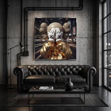 Artxlife - Kaws Hidden Vuitton Gold Edition Fortnite, Nieuw