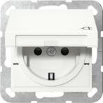 Gira Système 55 IP44 Prise Volet Avec Capot Hinge - 441427, Bricolage & Construction, Verzenden