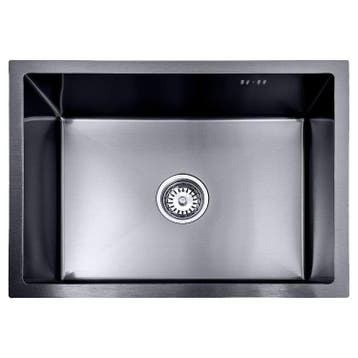 Lendo Online Spoelbak 59×44 cm Zwart RVS – Inbouw Opbouw, Verzenden, Nieuw