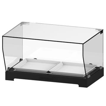 Buffetvitrine | Zwart | Eutectische Koeling | Incl., Verzenden, Nieuw in verpakking