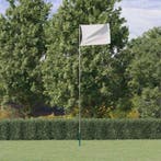 vidaXL Vlaggenmast telescopisch 5,5 m aluminium, Diversen, Vlaggen en Wimpels, Verzenden, Nieuw