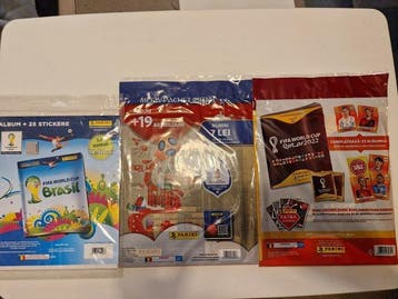 Panini WC Brazil 2014, WC Russia 2018, WC Qatar 2022 - 3, Verzamelen, Nieuw