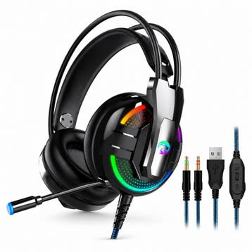Elementkey NovaStrike H50 RGB Gaming Headset – 50mm Drivers, Verzenden