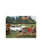1960 FIAT 500 D SUNROOF GIARDINIERA BROCHURE NEDERLANDS, Nieuw