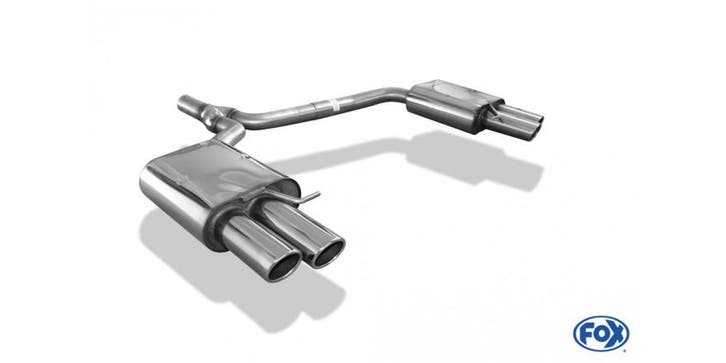 FOX Audi A4 B8 Sedan/ Avant + S-Line einddemper rechts/links, Auto-onderdelen, Uitlaatsystemen, Nieuw, Verzenden