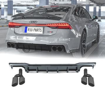 DIFUSEUR AUDI A7 19-23 NOIR BRILLANT LOOK S7, Verzenden