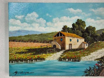 Giorgio Valenza (XX-XXI) - Casale tra i Papaveri e il Fiume