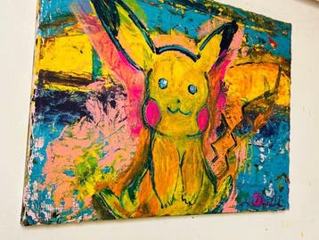 David Harianna (1978) - Esclusiva Opera Originale Pikachu, Nieuw