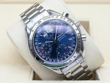 Omega Speedmaster Ref. 3523.80 Year 2000 (Box & Papers), Overige merken, Staal, Polshorloge, Ophalen of Verzenden