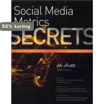 Social Media Metrics Secrets 9780470936276 John Lovett, Verzenden, Gelezen, John Lovett