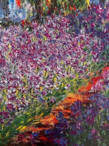 Claude Monet - Jardin à Giverny - XL (100x70)