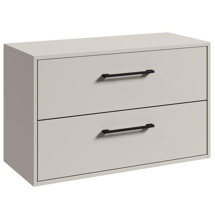 Wastafelkast Florence 80 x 46 cm – Beige, Huis en Inrichting, Badkamer | Badkamermeubels, Nieuw, Verzenden