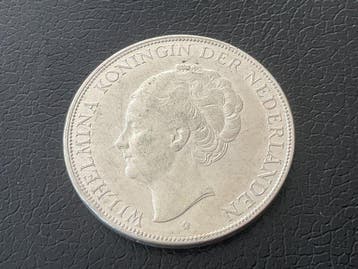 Nederland. Wilhelmina. 2 1/2 Gulden 1930 (Zonder