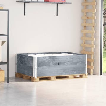 vidaXL Palletopzetranden 2 st 120x80 cm massief grenenhout, Verzenden