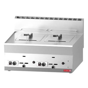 Friteuse | Gas | 8+8L | 90°C/190°C | 13.6kW | Piëzo, Zakelijke goederen, Verzenden, Nieuw in verpakking