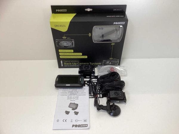 Veiling - ProUser Achteruitrijcamera set met 2 cameras 4,3?, Auto diversen, Achteruitrijcamera's