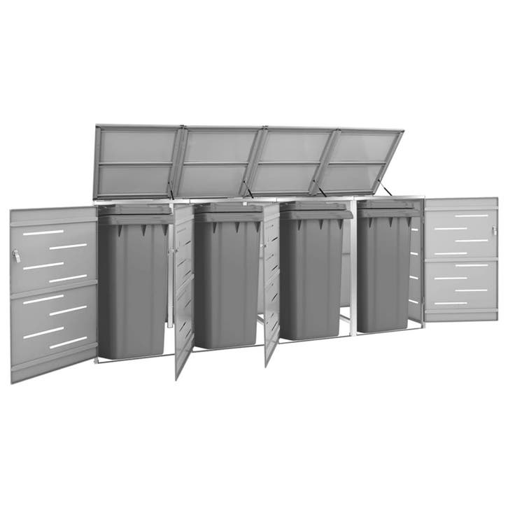 vidaXL Containerberging vierdubbel 276,5x77,5x112,5 cm, Doe-het-zelf en Bouw, Containers, Verzenden