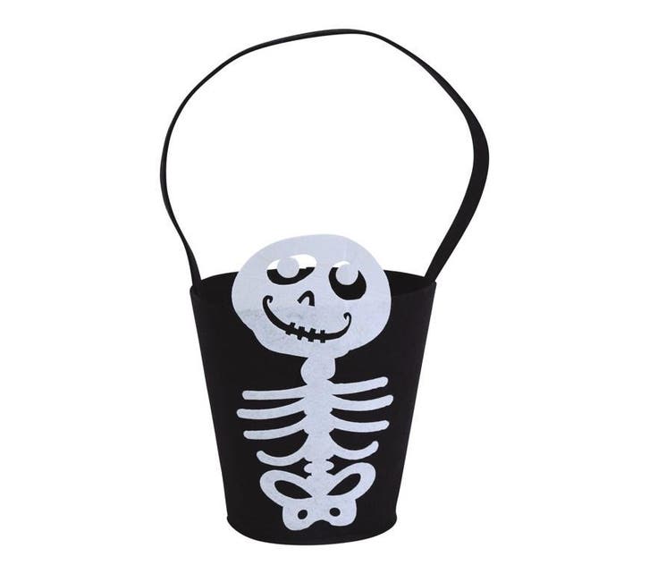 Halloween Skelet Emmer Vilt 14x18cm, Hobby & Loisirs créatifs, Articles de fête, Envoi