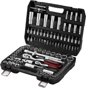 Dopsleutelset 108-delig - Complete set voor de slimme klu..., Verzenden