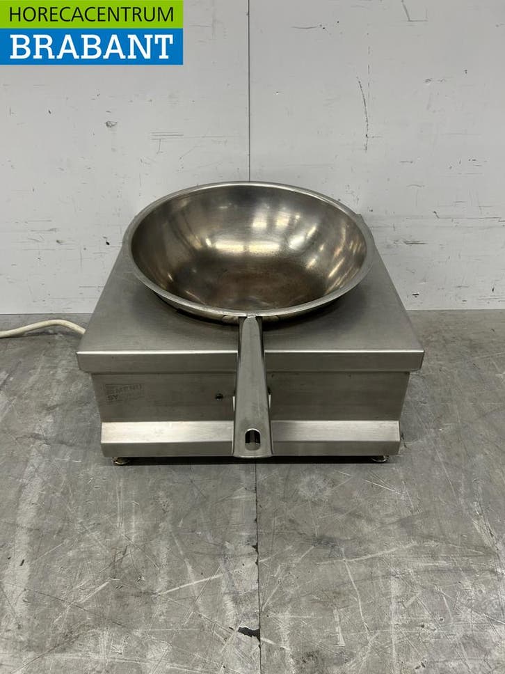 RVS Menu System Wok 300 Inductie wok wokbrander wokplaat met, Zakelijke goederen, Horeca | Keukenapparatuur, Ophalen of Verzenden
