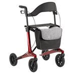 MultiMotion Carbon rollator met softwielen - Maat L - Rood, Ophalen of Verzenden