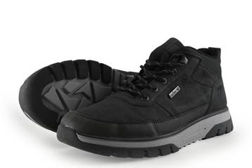 Rieker Veterboots in maat 43 Zwart, Verzenden, Zwart, Boots, Zo goed als nieuw