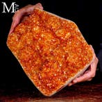 Topkwaliteit citrienkwarts-druze - Madeira Quartz -, Collections, Minéraux & Fossiles