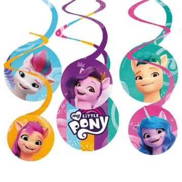 My Little Pony Hangdecoratie 6st, Verzenden