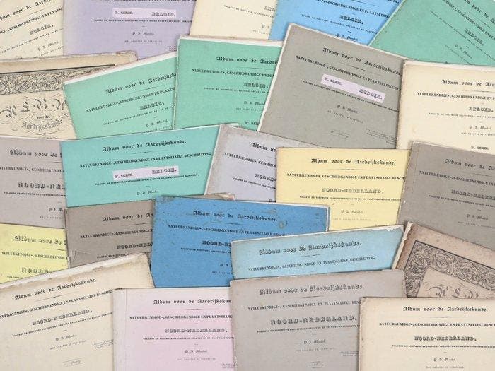 Nederland - Nederland; P.J. Mendel - Album voor de, Boeken, Atlassen en Landkaarten