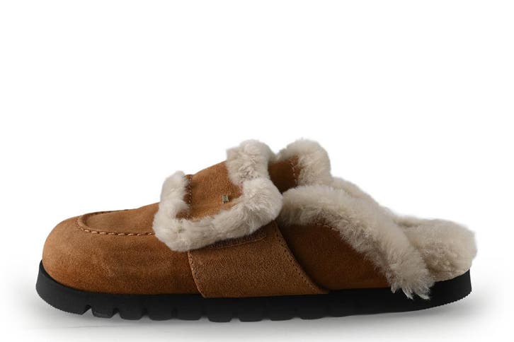 Nubikk Pantoffels in maat 37 Beige, Kleding | Dames, Schoenen, Beige, Zo goed als nieuw, Pantoffels of Sloffen, Verzenden