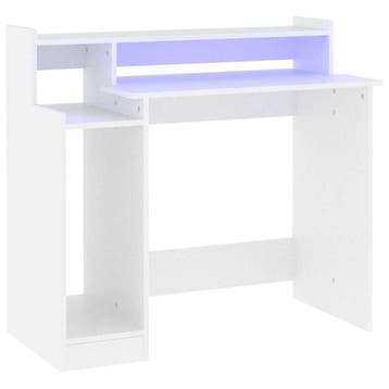 Bureau met LED-verlichting - Compacte gaming setup met st..., Verzenden, Zo goed als nieuw