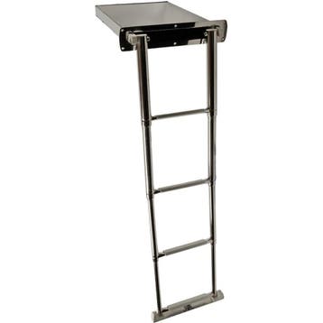 Zwemtrap Rvs 4 Treden Inbouwmodel met Cassette, Ophalen of Verzenden, Nieuw