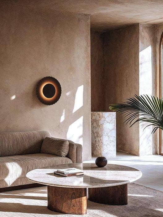 Rollo Studio - Lampe murale - Grès - Lampe Solaire / VXS 06, Antiquités & Art, Art | Objets design